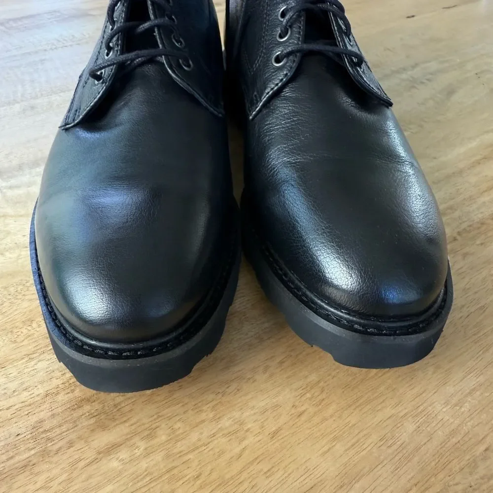 New!  Gordon Rush Austin Lace Up Chukka Boots Leather Black Size 9.5B